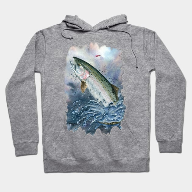 Steelie Hoodie by Dave Bartholet Wildlife Art